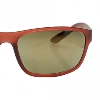 Rectangle Gold Polycarbonate Full Rim Medium Vision Express 81185 Sunglasses