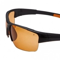 Wrap Amber Polycarbonate Half Rim Medium Vision Express 81186 Sunglasses