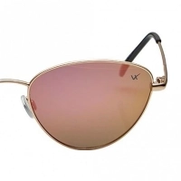 Cat eye Pink Metal Full Rim Medium Vision Express 41381 Sunglasses