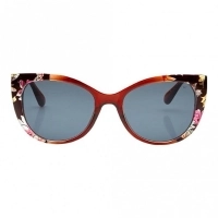 Cat eye Grey Polycarbonate Full Rim Medium Vision Express 41382 Sunglasses