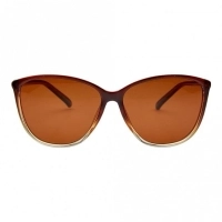 Cat eye Polarised Lens Brown Solid Full Rim Medium Vision Express 41394P Sunglasses