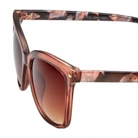 Rectangle Brown Gradient Polycarbonate Full Rim Medium Vision Express 41399 Sunglasses