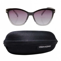 Cat eye Grey Polycarbonate Full Rim Medium Vision Express 41402 Sunglasses