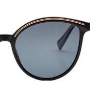 Cat eye Polarised Lens Grey Solid Full Rim Medium Vision Express 41407P Sunglasses