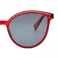 Cat eye Polarised Lens Grey Solid Full Rim Medium Vision Express 41407P Sunglasses