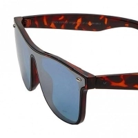 Rectangle Blue Mirror Polycarbonate Full Rim Medium Vision Express 21803 Sunglasses