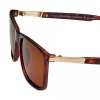 Rectangle Polarised Lens Brown Solid Full Rim Medium Vision Express 21805P Sunglasses