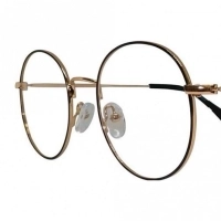 Full Rim Metal Round Black Medium Vision Express 12083MF Eyeglasses