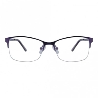 Half Rim Metal Rectangle Purple Medium Vision Express 49102MH Eyeglasses