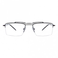 Half Rim Metal Rectangle Brown Medium Vision Express 29517MH Eyeglasses