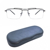 Half Rim Metal Rectangle Brown Medium Vision Express 29517MH Eyeglasses