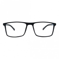 Full Rim Acetate Wrap Black Medium Vision Express 29519AF Eyeglasses