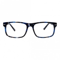 Full Rim Acetate Wayfarer Blue Medium Vision Express 12087AF Eyeglasses