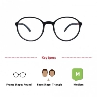 Full Rim TR90 Round Red Unisex Medium Vision Express 12089AF Eyeglasses
