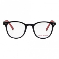 Round Black Polycarbonate Small Vision Express 61356 Kids Eyeglasses
