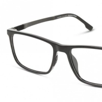 Full Rim Acetate Rectangle Black Large Heritage HEOM0017 Eyeglasses