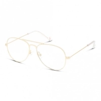 Full Rim Stainless Steel Aviator Gold Medium Unofficial UNOT0045 Eyeglasses
