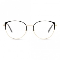 Full Rim Stainless Steel Cat Eye Black Medium Unofficial UNOF0176 Eyeglasses
