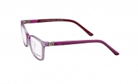 Blue Shield (Zero Power) Kids Computer Glasses : Rectangle Purple Polycarbonate Small 61359