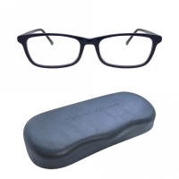 Blue Shield (Zero Power) Kids Computer Glasses: Rectangle Red Acetate Large 61401AF
