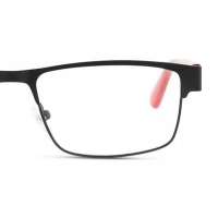 Full Rim Stainless steel Rectangle Black Medium Unofficial UNOT0008 Eyeglasses