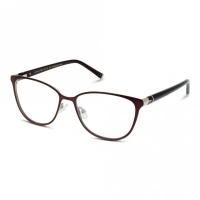 Full Rim Stainless steel Cat Eye Brown Medium Heritage HEDF30 Eyeglasses