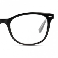 Full Rim Acetate Square Black Medium Unofficial UNOF0018 Eyeglasses