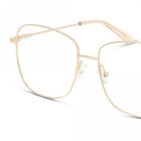 Full Rim Stainless steel Square Gold Large Unofficial UNOF0305 Eyeglasses