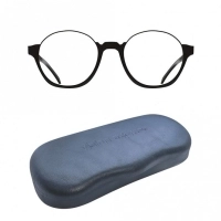 Full Rim Acetate Round Black Medium Miki Ninn MNOM0007 Eyeglasses