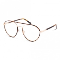 Full Rim Stainless steel Round Brown Male Medium Sensaya SYOM0006 Eyeglasses