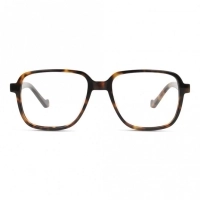 Full Rim Acetate Rectangle Brown Male Medium Unofficial UNOM0236 Eyeglasses