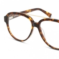 Full Rim Acetate Aviator Brown Male Large Unofficial UNOM0192 Eyeglasses