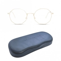 Full Rim Stainless steel Round Gold Female Medium Unofficial UNOF0076 Eyeglasses