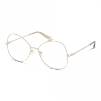 Full Rim Stainless steel Cat Eye Gold Female Medium Sensaya SYOF0067 Eyeglasses