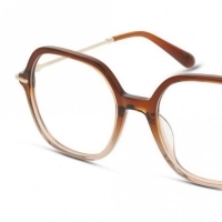 Full Rim Acetate Square Brown Female Medium Sensaya SYOF0074 Eyeglasses