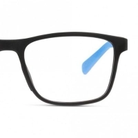 Full Rim TR90 Rectangle Black Male Medium Unofficial UNOT0088 Eyeglasses