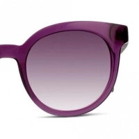 Round UV Protected Lens Violet Purple Acetate Full Rim  Small Sensaya SAFF32 Sunglasses
