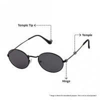 Oval UV Protected Lens Grey clear crystal Acetate Full Rim  Small Sensaya SAGF46 Sunglasses
