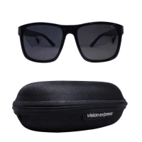 Grey Navy Rectangle Sunglasses 21830P