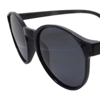 Grey Black Round Sunglasses 21840P