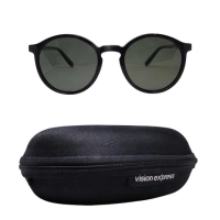 Green Black Round Sunglasses 21841P