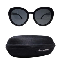 Black Round Sunglasses 41422P