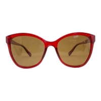 Brown Burgundy Cat Eye Sunglasses 41424P