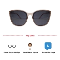 Crystal Pink Pink Cat Eye Sunglasses 41443P