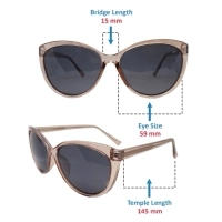 Brown Cat Eye Sunglasses 41444P