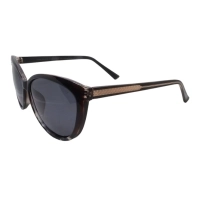 Grey Brown Cat Eye Sunglasses 41444P
