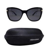 Grey Black Cat Eye Sunglasses 41446P