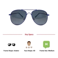 Blue Aviator Sunglasses 51202