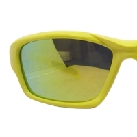Grey Yellow Rectangle Sunglasses 51205