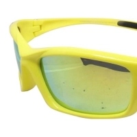Grey Yellow Rectangle Sunglasses 51205